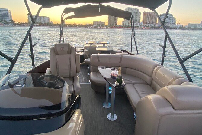 Aqua Patio Party Pontoon Charter up to 13 people - Weather Is the Big Decision Factor