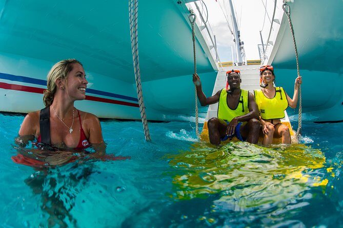 Key West Sail and Snorkel Day Trip from Fort Lauderdale - After-snorkel drinks and on-board atmosphere