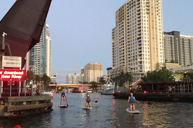 Sunset on Paddleboard Experience in Las Olas Fort Lauderdale - Meeting Point at 450 Cooley Ave and the 4:00 pm Timing
